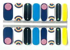 Archery Bow and Arrow Nail Polish Strips / Nail Wraps / Nail Stickers