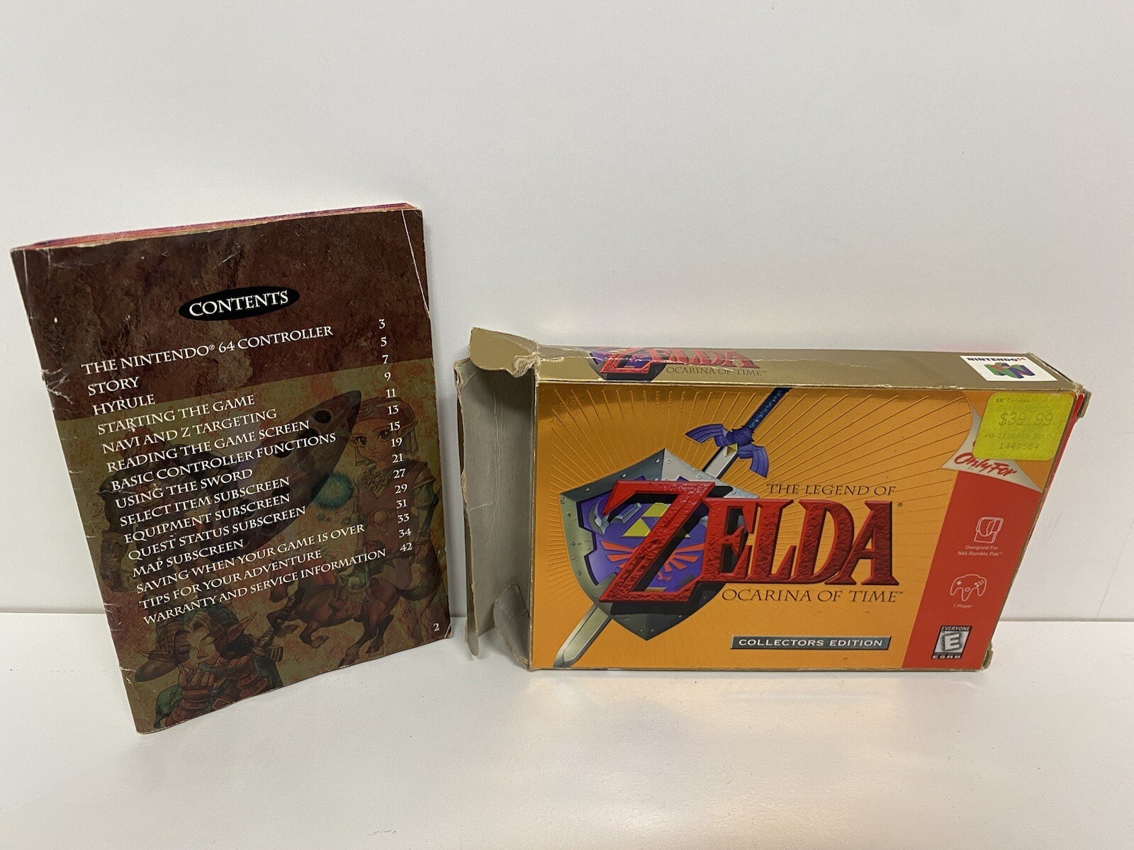 Legend of Zelda Ocarina of Time Collector's Edition (Nintendo 64