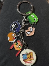 TEEN TITANS GO TO THE MOVIES 2018 KEYCHAIN NEW