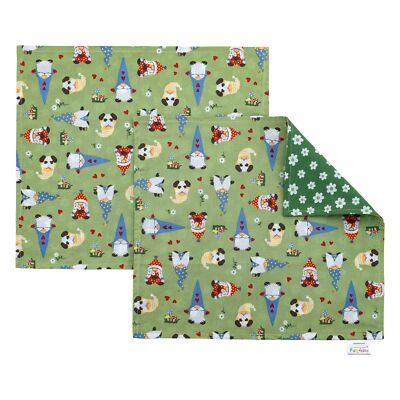 Funkins Reusable Cloth Placemats for Kids & Lunch Boxes | Reusable Eco-Friend...