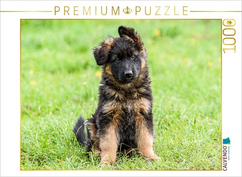 CALVENDO Puzzle Schäferhund - Welpe Hündin | 1000 Teile Lege-Größe 64x48cm Foto-