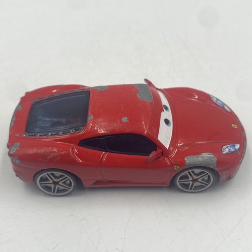 Disney Pixar Cars Ferrari F430 Diecast 1:55 Piston Cup Raro Da Collezione - Foto 4 di 9