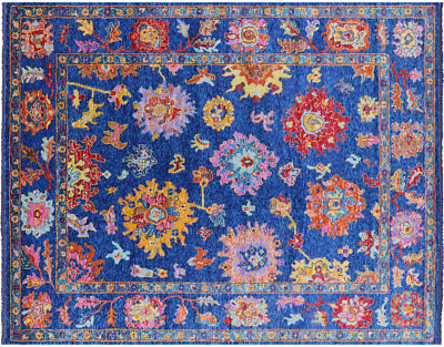 acohug＊ Oushak rug メダリオン　トルコラグ　86×58 Hand-Knotted Turkish Oushak Wool Rug 9' 2