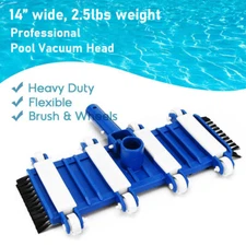 Swimming Pool Vacuum Head Cleaner Brush Above Ground Sweeper Spa 2 Side Brushes