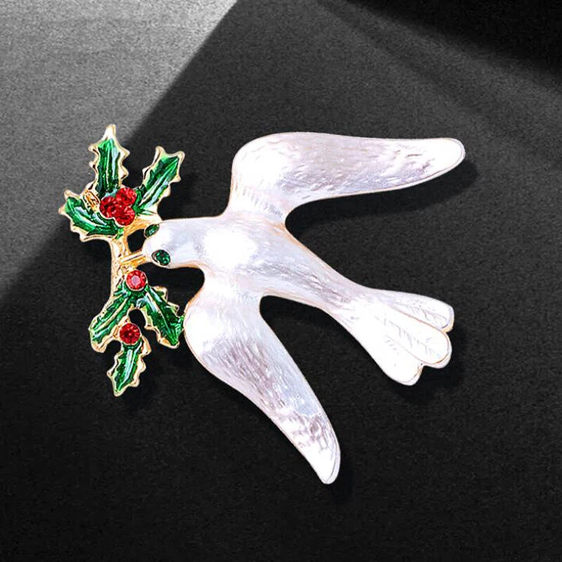 Peace Dove Brooch Fashion Trend Bird Pigeon Neutral Brooch Pin