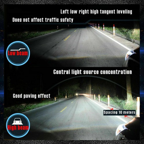 For Honda Civic 2016-2020 Combo 6x LED Front Headlight + Fog Light Bulbs KIt - Picture 16 of 16