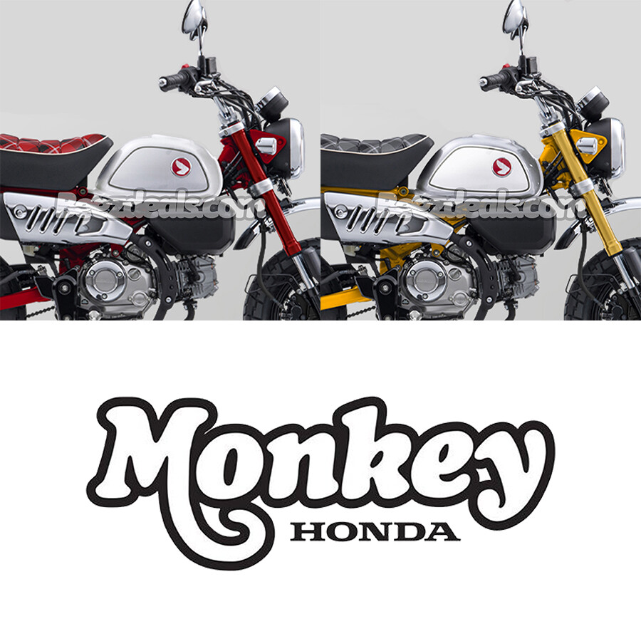 Genuine OEM Part Fuel Gas Tank and Emblems (L,R) Honda Monkey 125