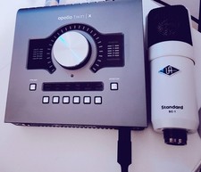 Universal Audio Apollo Twin x Quad With SC-1 MICROPHONE.