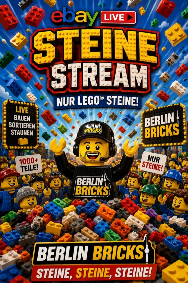 Steine Stream - jede Menge Lego Steine ab 1 Euro!