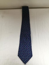 FERRAGAMO Tie NVY Clover Used