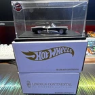 Hot Wheels Red Line Club 1:64 1961 Lincoln Continental Black Diecast with Case