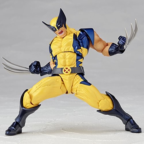 Figure Complex Amazing Yamaguchi Wolverine Modellino ABS & PVC Revoltech - Foto 2 di 11