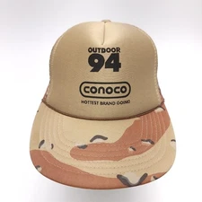 Desert Cammo Conoco Outdoor 94 Trucker SnapBack Rope Hat Mesh Foam Camouflage