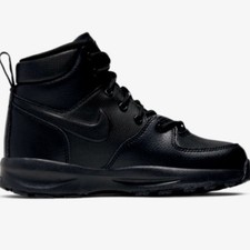 Nike Manoa LTR Boots Shoes TD BQ5374-001 Black Toddler Kids Size 7C - NEW