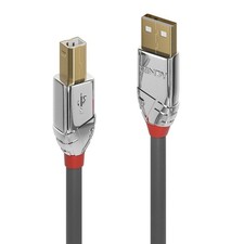 Lindy 0.5m USB 2.0 Printer Cable, USBA to USBB Cable, Scanner/Printer cable f...