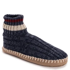 MUK LUKS Men's Cuff Bootie Slipper
