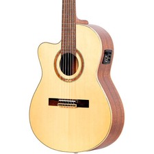 Ortega Family Series Pro RCE138-T4-L Thinline Acoustic Electric Nylon Guitar