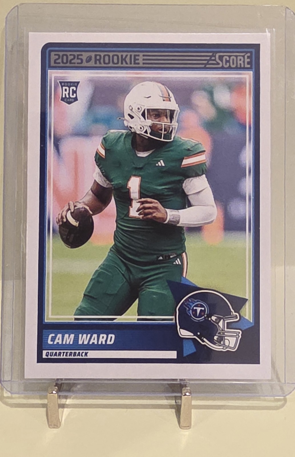 2025 Score - Rookies Cameron Ward #13 Green (RC)