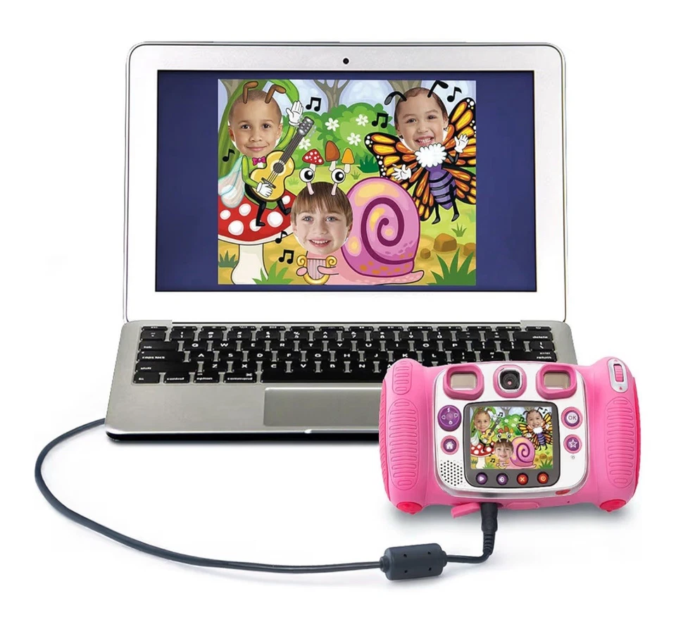 VTech KidiZoomCamera Pix - Pink - Image 4 of 4
