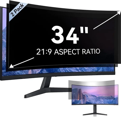 [2-Pack] 34" Computer Privacy Screen for 21:9 Aspect Ratio Widescreen Monitor