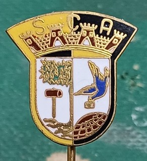 RARE Portugal SC de Alcanena FC Football Club Enamel Pin Badge Calcio Distintivo