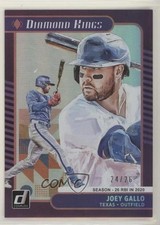 2021 Panini Donruss Diamond Kings Season Stat Line 24/26 Joey Gallo #15 xm5