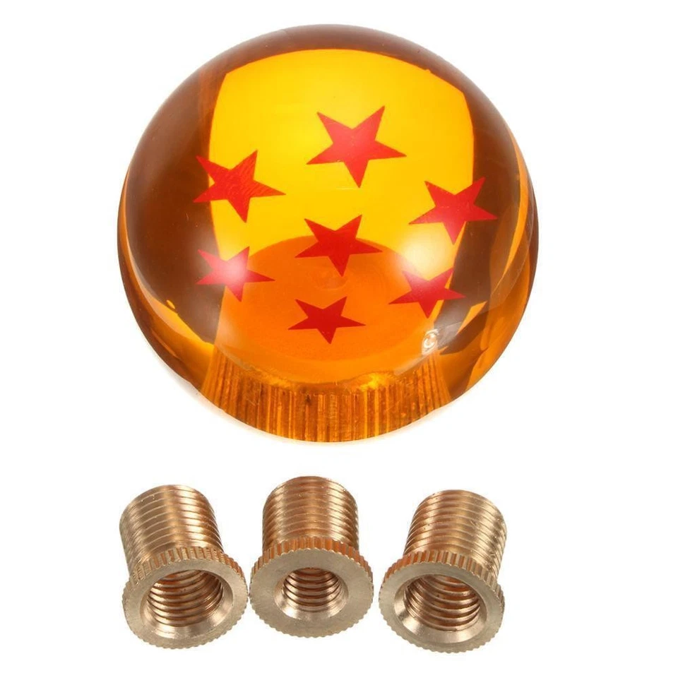 Perilla de cambio de marchas Autos 7 estrellas Dragon Ball 54 mm M12x1,25/M10x1,25/M10x1,5/M8x1,25 Foto 3 de 4