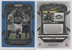 2022 Panini Prizm Rookies Light Blue Prizm Jermaine Johnson II #375 Rookie RC