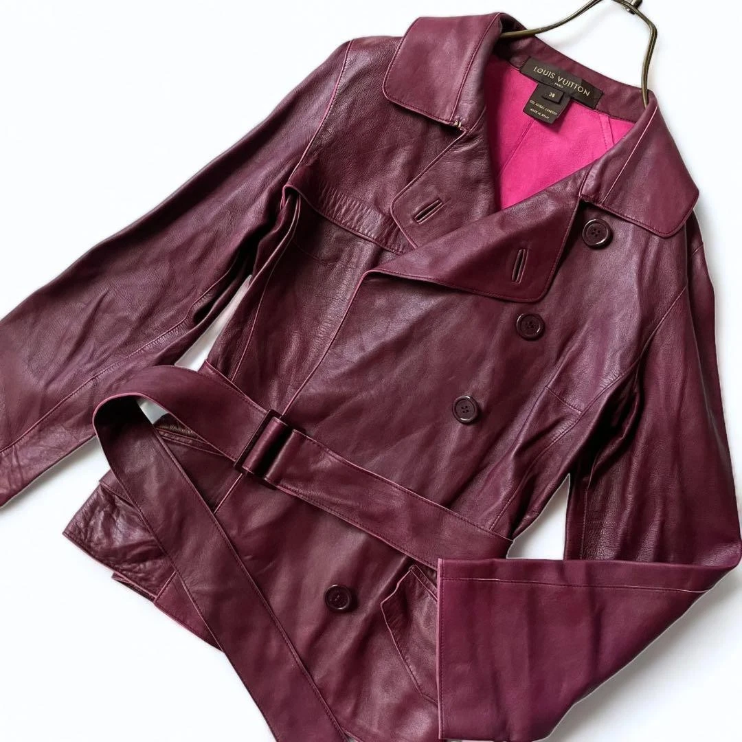 LOUIS VUITTON（LV） Giacca Louis Vuitton in vera pelle di agnello S m7_0712