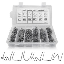 ✅Graffette per Saldatrice in Plastica 1200 PCS Acciaio Inox Riparazione Plastica