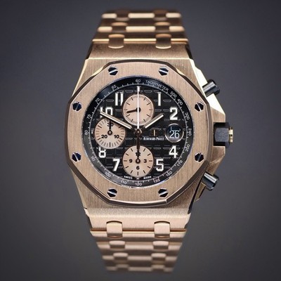 Audemars Piguet Royal Oak Offshore 42mm  BRICK  | Black Dial | Full Set