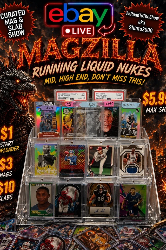 🔥CURATED MAGZILLA HEAT🔥 - $1 $3 $5 Start Singles - SUN July 12th