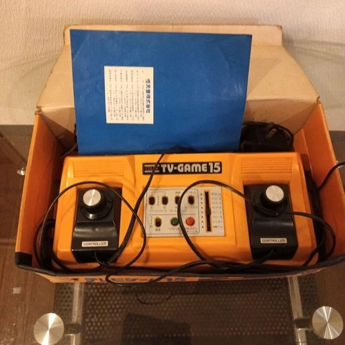 COLOR TV GAME 15 Console Boxed CTG-15S Nintendo Tested System Original AC adapte