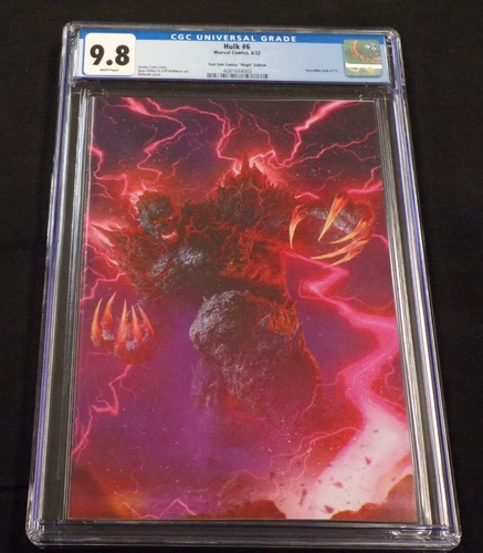 HULK #6 MARVEL EAST SIDE COMICS RAHZZAH VIRGIN VARIANT COVER  CGC GRADED 9.8