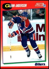 1991-92 Score Canadian English #47 Glenn Anderson - HOF FREE SHIPPING!