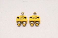 TURCK Y-SPLITTER JUNCTION BLOCK VB2-FSM 4.4/2FKM 4 *LOT OF 2*