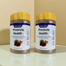 Snap Supplements Prostate Health Supplement with Saw Palmetto for Men 2X90caps