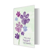 Dog Speak Pet Sympathy Card   May Your Heart Be Healed with Special Memori