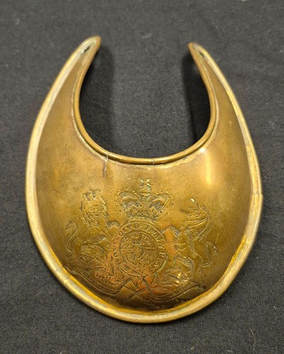 1780s British Officer's Gorget Original Georgian 18th C American Revolution