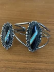 Vintage Native American Bracelet And Ring Sterling Silver