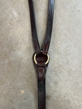 Dover Saddlery DS Brass Fitted Leather Breastplate Oversized