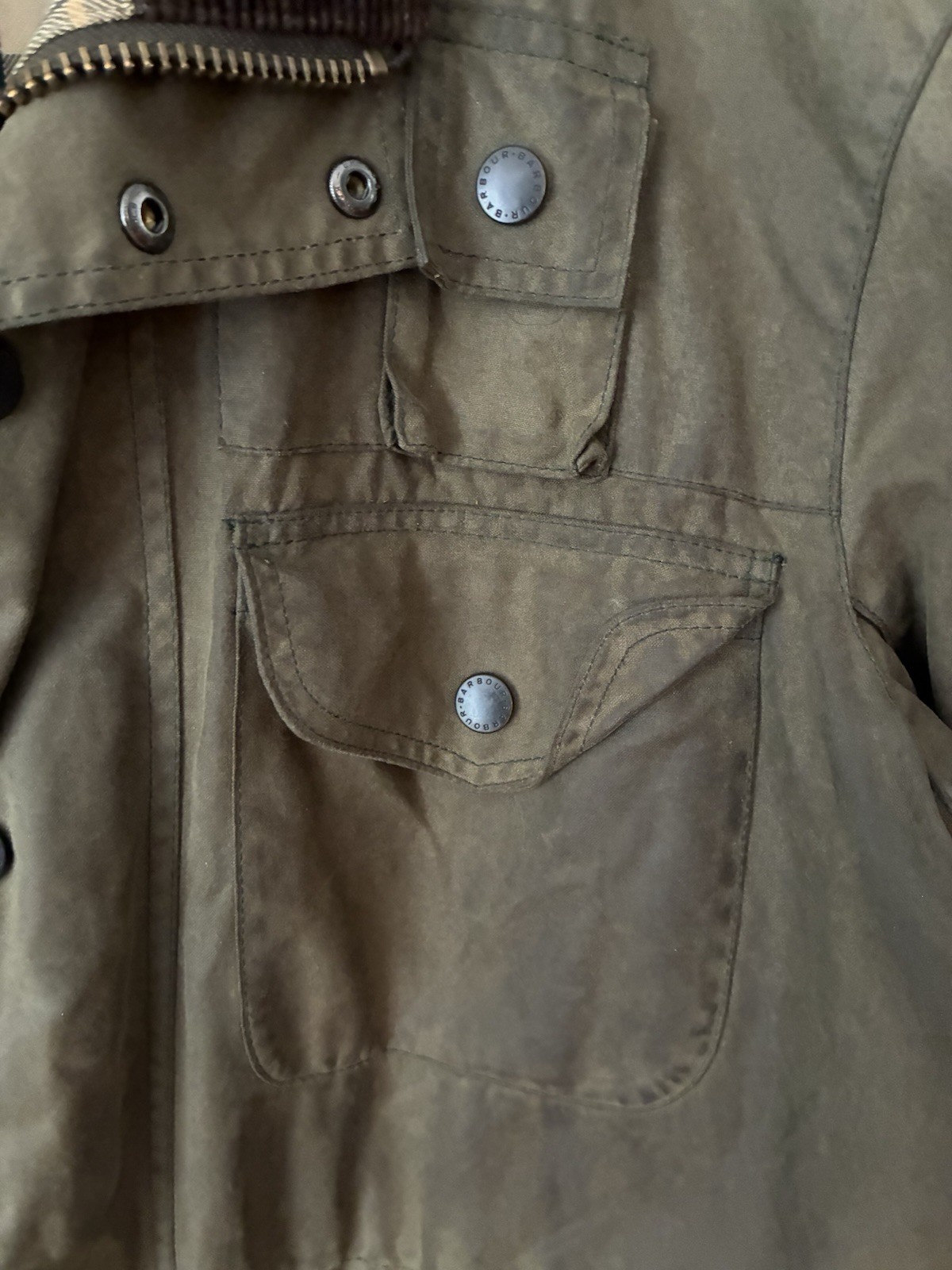 Barbour Cowen A550 Commando Wax Jacket – Made in England – C44 / XL image 2