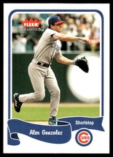 Alex Gonzalez 2004 Fleer Tradition #354 Cubs MLB READ FREE SHIPPING AutographDen