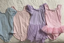 Lot of 4 015 - BLOCH Other Leotards Dance, Gymnastics Dress-Up, Child 8/10