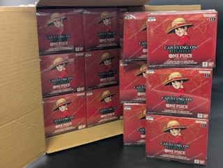 (12) OP 13 One Piece Carrying On His Will English Sealed Booster Boxes Open Case