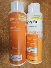 2 Pk: the Honey Pot Company Body Cleanser, Grapefruit Ylang Ylang, 15oz ea  W2D