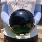 9.1LB  Natural Obsidian Quartz sphere Crystal ball Mineral specimen Healing — photo 6