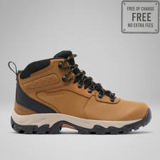 Columbia Newton Ridge  Plus II Waterproof Hiking Boot Men's Elk, Black, Standard