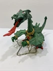 VTG 1995 Playmobil Geobra Green Dragon Figure Complete w/Chest Plate & Shackles