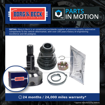 CV Joint Front Outer BCJ1405 Borg & Beck C.V. Driveshaft 3272GE 3272YP 3272GG